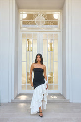 Extravagant Events Strapless Maxi Dress Black