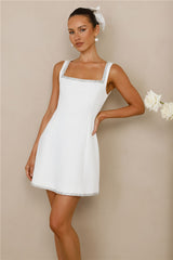Luxe Ambience Mini Dress White