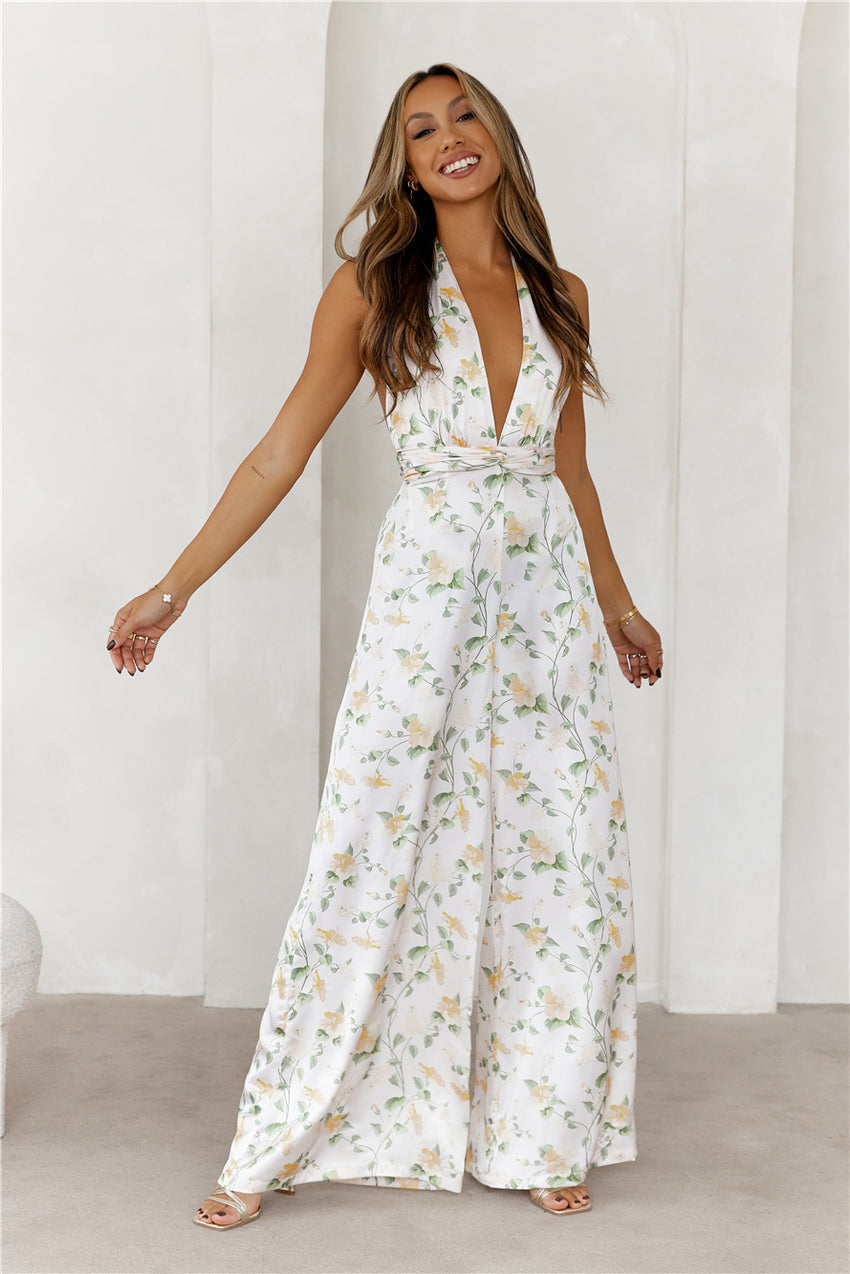 HELLO MOLLY Nights In The Caribbean Jumpsuit Print