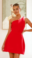 Katalina Mini Dress - Red